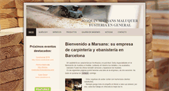 Desktop Screenshot of joaquinmarsans.com