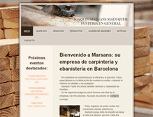 Tablet Screenshot of joaquinmarsans.com